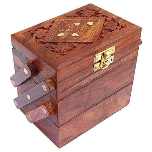 Wooden Jewellery Box - Ouch Cart 