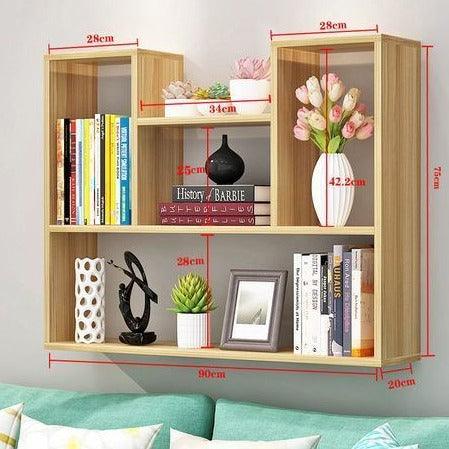 Attractive & Appealing Wood Wall Shelf/Decor Book Shelf By Miza - Ouch Cart 