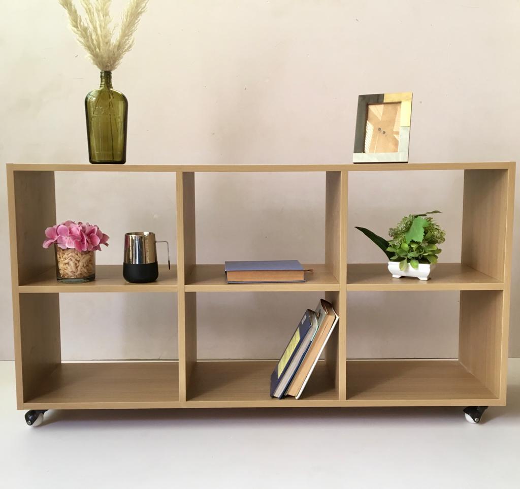Office Book Rack Side Table Trolley By Miza - Ouch Cart 