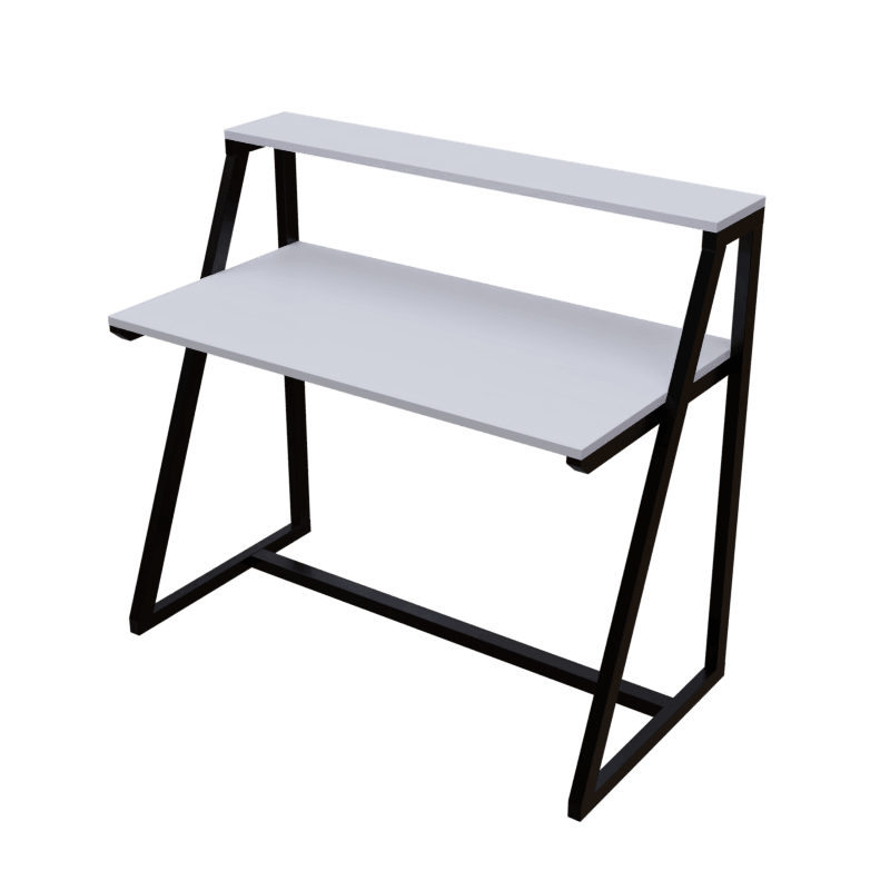 Cambria Study Table in White Color - Ouch Cart 