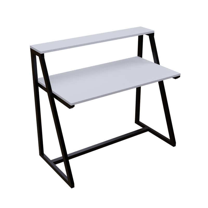 Cambria Study Table in White Color - Ouch Cart 