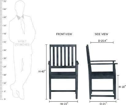 Handmade Pure Sheesham Wood Standard Size Study Arm Chair in Honey Finishing - Ouch Cart 