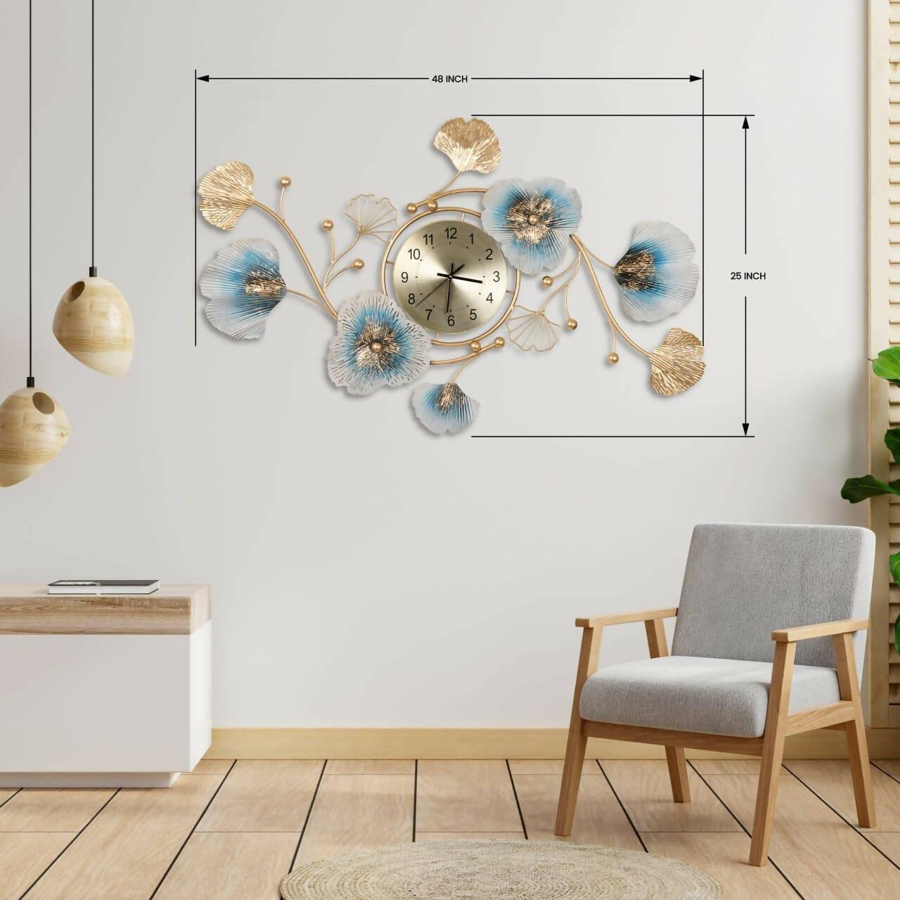 LCREATIVE CIRCLE GOLD WALL CLOCK - Ouch Cart 