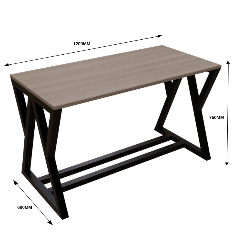 Daffodil Study Table in Wenge Color