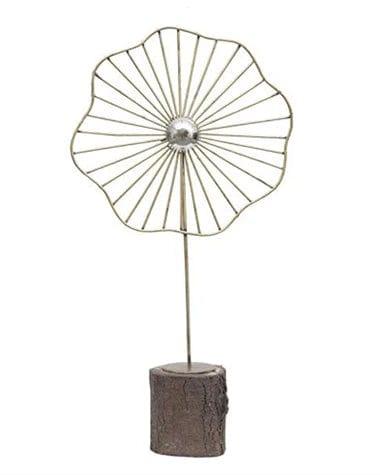 Gold Iron Amoli Table Decor Big Showpiece For Home Decoration Living Room Bedroom Office - Ouch Cart 