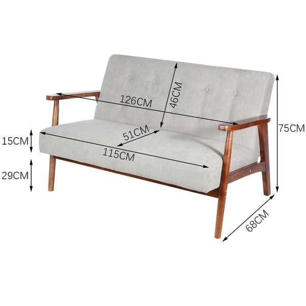 2 Seater Loveseat Sofa - Ouch Cart 