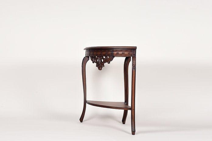 Teak Wood Kaivalya Corner Table - Ouch Cart 