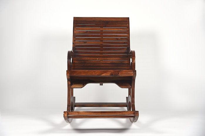 Sheesham Wood Varnini Rocking Chair - Ouch Cart 