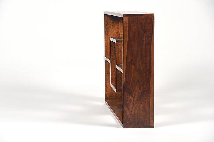 Sheesham Wood Zahra Wall Shelf - Ouch Cart 