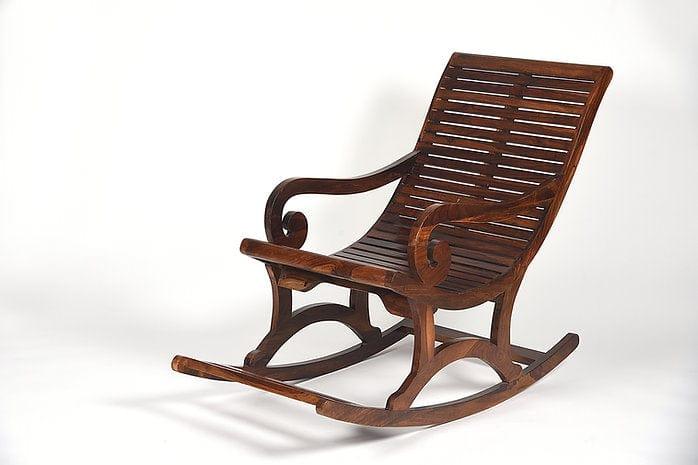 Sheesham Wood Varnini Rocking Chair