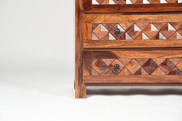 Sheesham Wood Sanvi Sideboard - Ouch Cart 