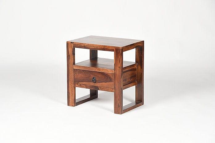 Sheesham Wood Aira Side Table - Ouch Cart 