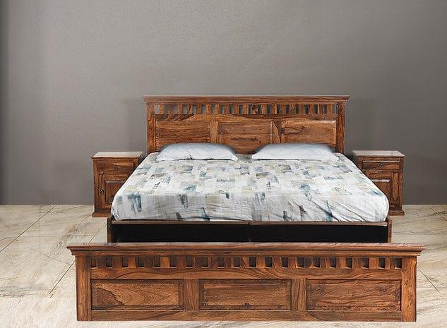 Sheesham Wood Nayandini Maharaja Bed - Ouch Cart 