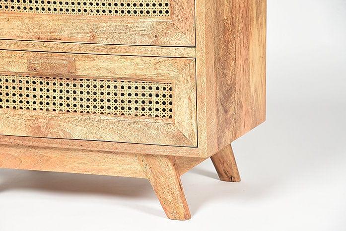 Mango Wood Paravi Side Table - Ouch Cart 