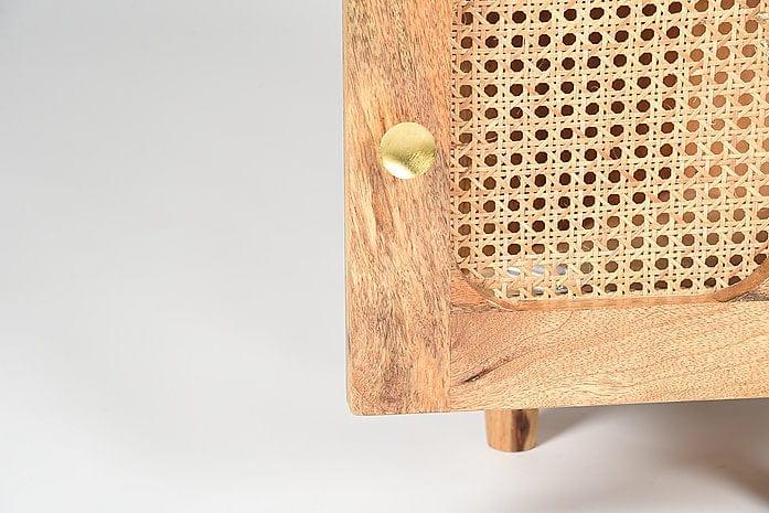 Mango Wood Ooshee Side Table - Ouch Cart 