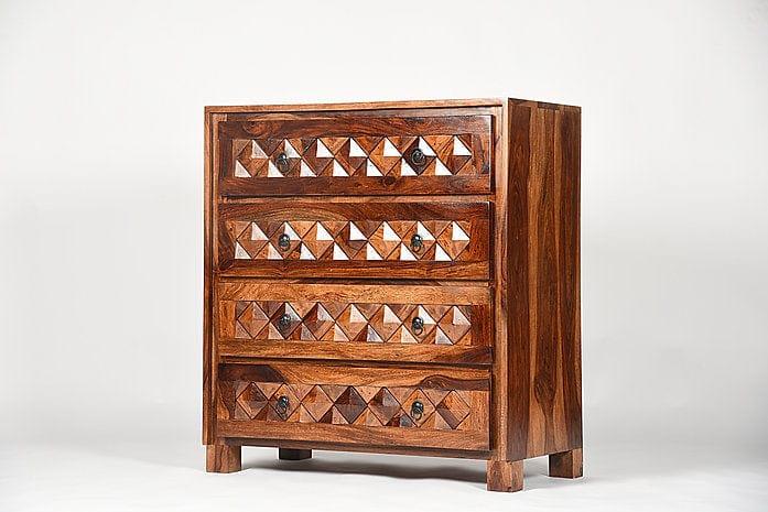 Sheesham Wood Sanvi Sideboard - Ouch Cart 