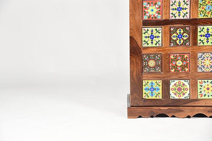 Sheesham Wood Madhuchanda Bar Cabinet - Ouch Cart 