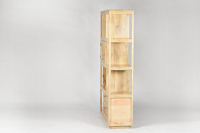 Mango Wood Rutvi Bookshelf - Ouch Cart 