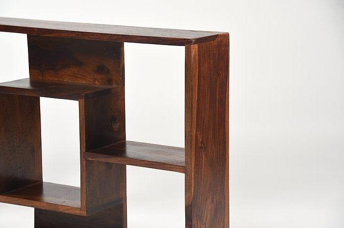 Sheesham Wood Zahra Wall Shelf - Ouch Cart 