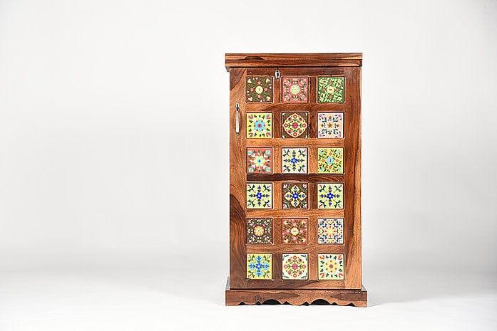 Sheesham Wood Madhuchanda Bar Cabinet