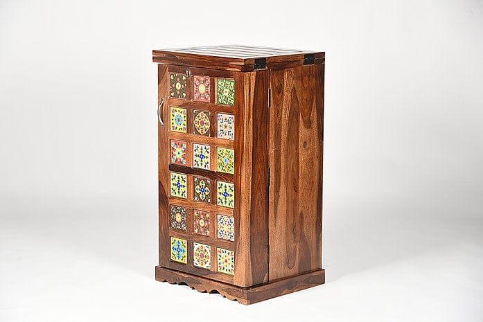 Sheesham Wood Madhuchanda Bar Cabinet