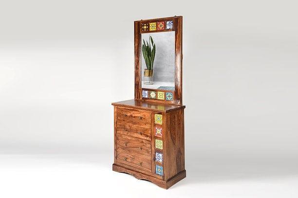 Sheesham Wood Madhubala Dressing Table - Ouch Cart 