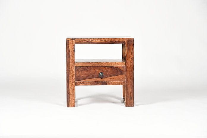 Sheesham Wood Aira Side Table - Ouch Cart 