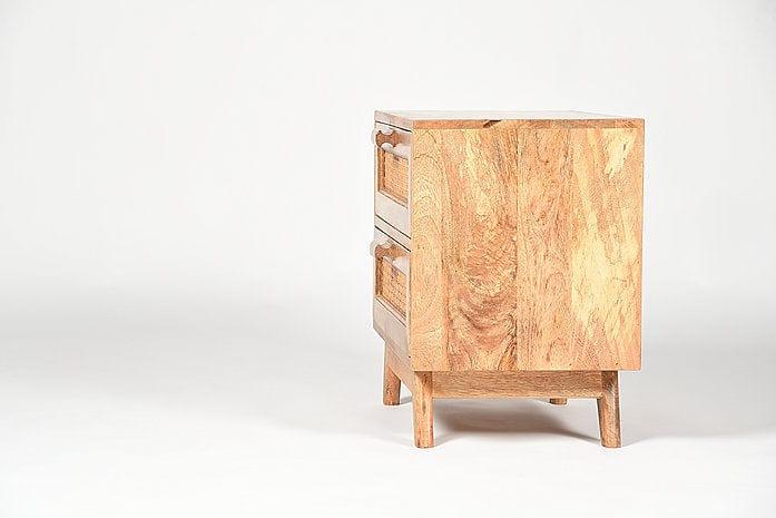 Mango Wood Paravi Side Table - Ouch Cart 