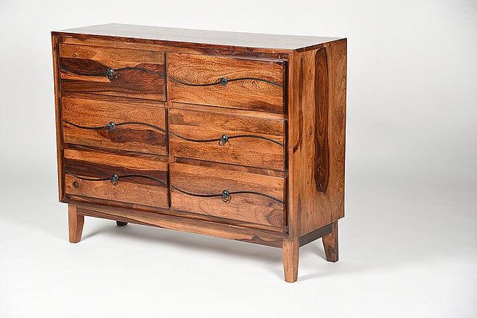 Sheesham Wood Ziana Sideboard - Ouch Cart 