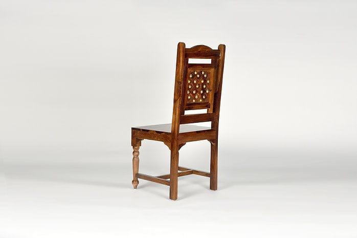 Sheesham Wood Ahalya 4-Seater Dining Table and Chairs - Ouch Cart 