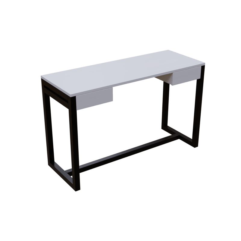 Edlin Study Table in White Color - Ouch Cart 