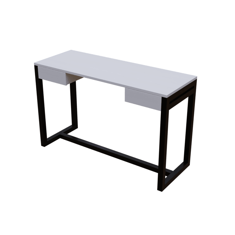 Edlin Study Table in White Color