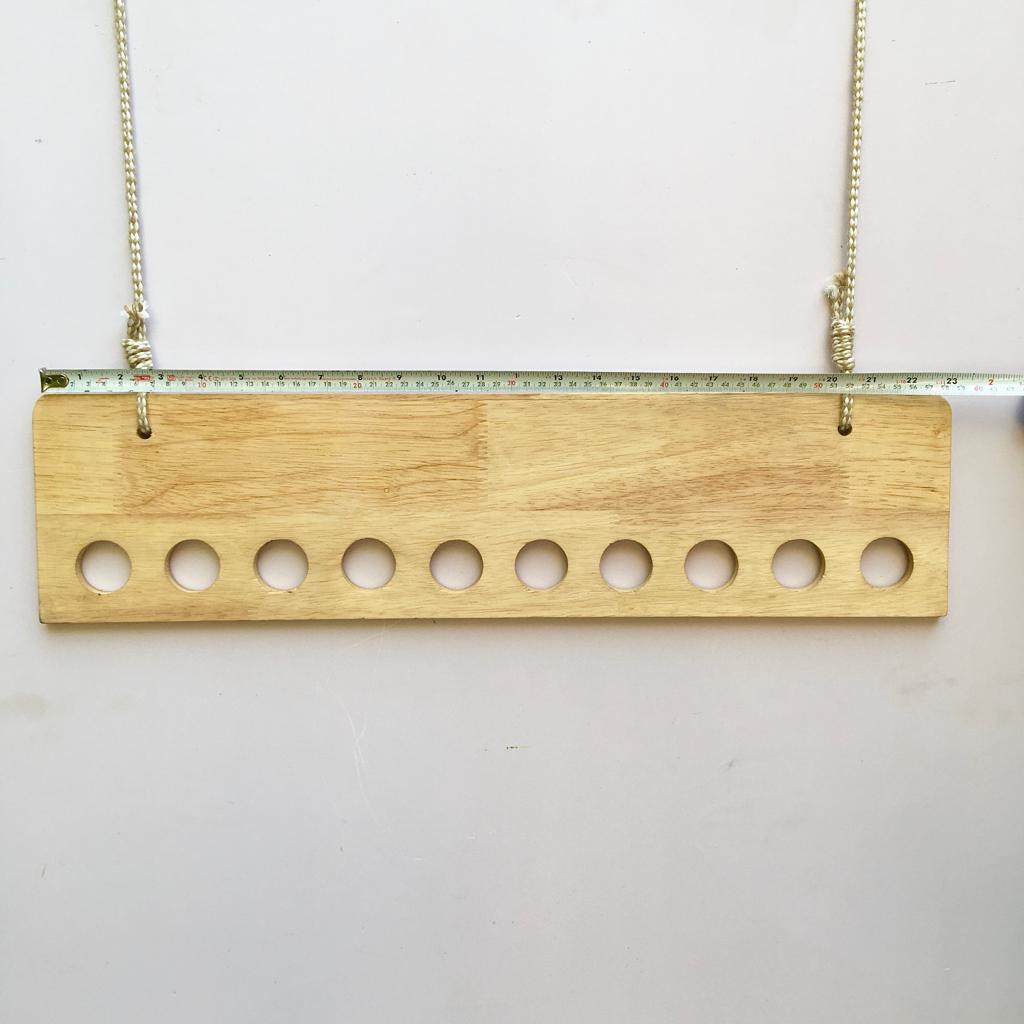 Ceiling Rope Hanging Wooden Clothes Hanger Rack By Miza - Ouch Cart 