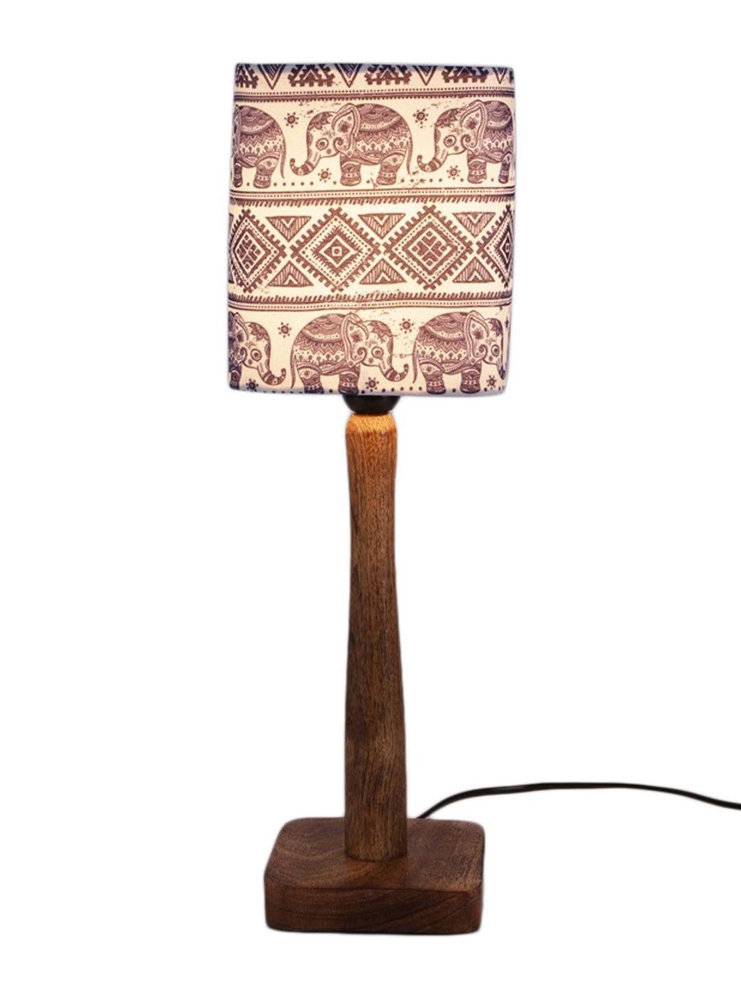 Warli Art Wooden Lamp - Ouch Cart 