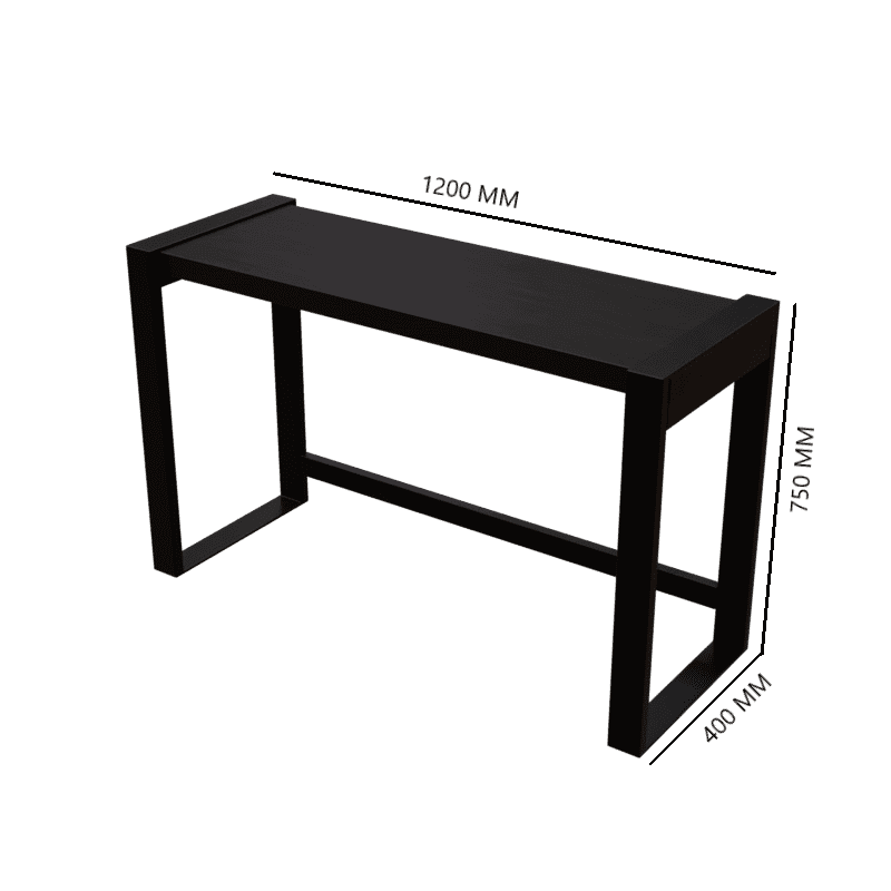 Fabio Study Table in Brown Color