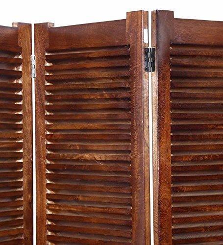 Wooden Partitions - Wood Room Divider Partitions for Living Room 3 Panels - Wooden Partition Room Dividers for Home & Kitchen Office Wall - Ouch Cart 