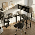 Hutch Workstation in Brown Color