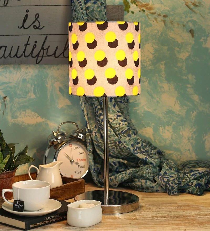 Yellow Polka Lamp - Ouch Cart 