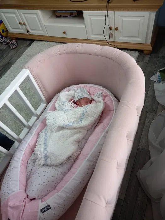 Wooden Handmade Baby Cot Sleepy Curves Cradle - Ouch Cart 