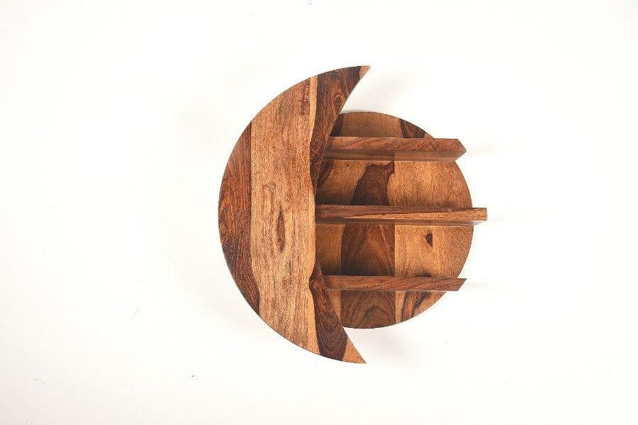 Sheesham Wood Jaisvi Wall Shelf - Ouch Cart 