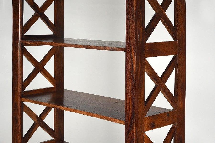 Sheesham Wood Jiti Bookshelf - Ouch Cart 