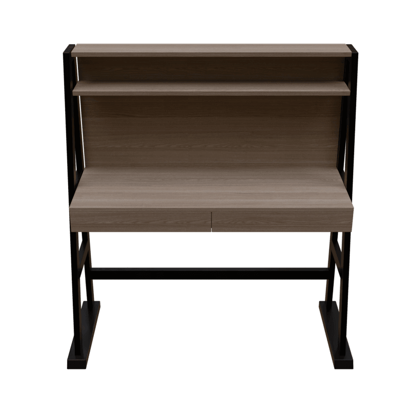 Koster Study Table with Storage in Wenge Color - Ouch Cart 