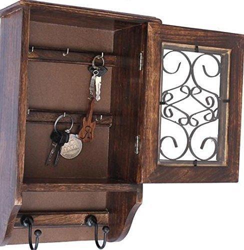 Wooden Wall Hanging Key Holder - Ouch Cart 