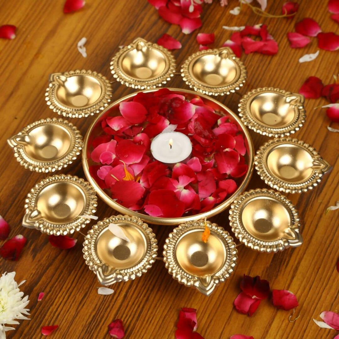 ASTOUNDING DIYA URLI SET OF 3. - Ouch Cart 