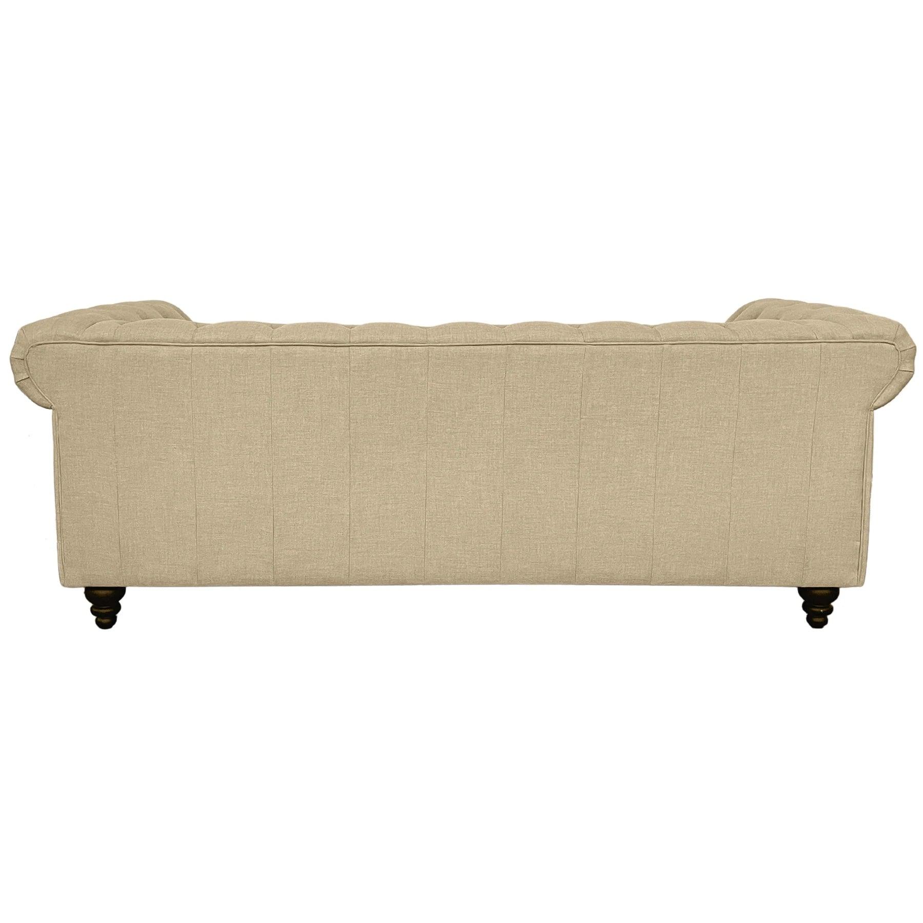 FABRIC 3 SEATER FABRIC SOFA CREAM COLOUR - Ouch Cart 