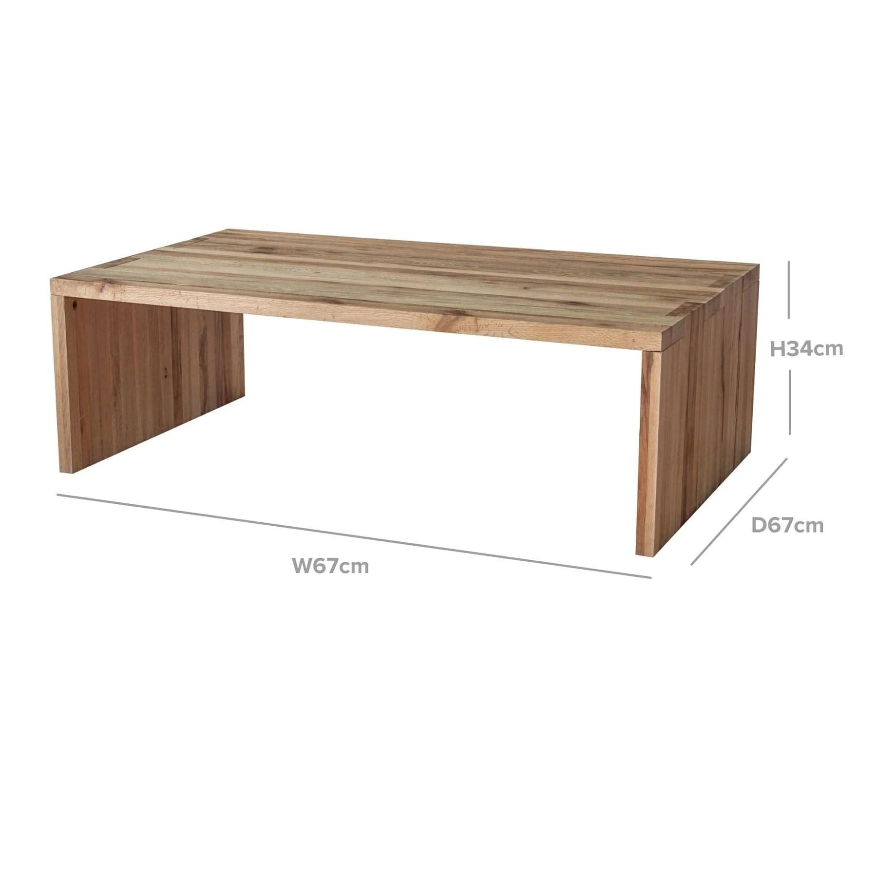 ROSER WOODEN COFFEE TABLE