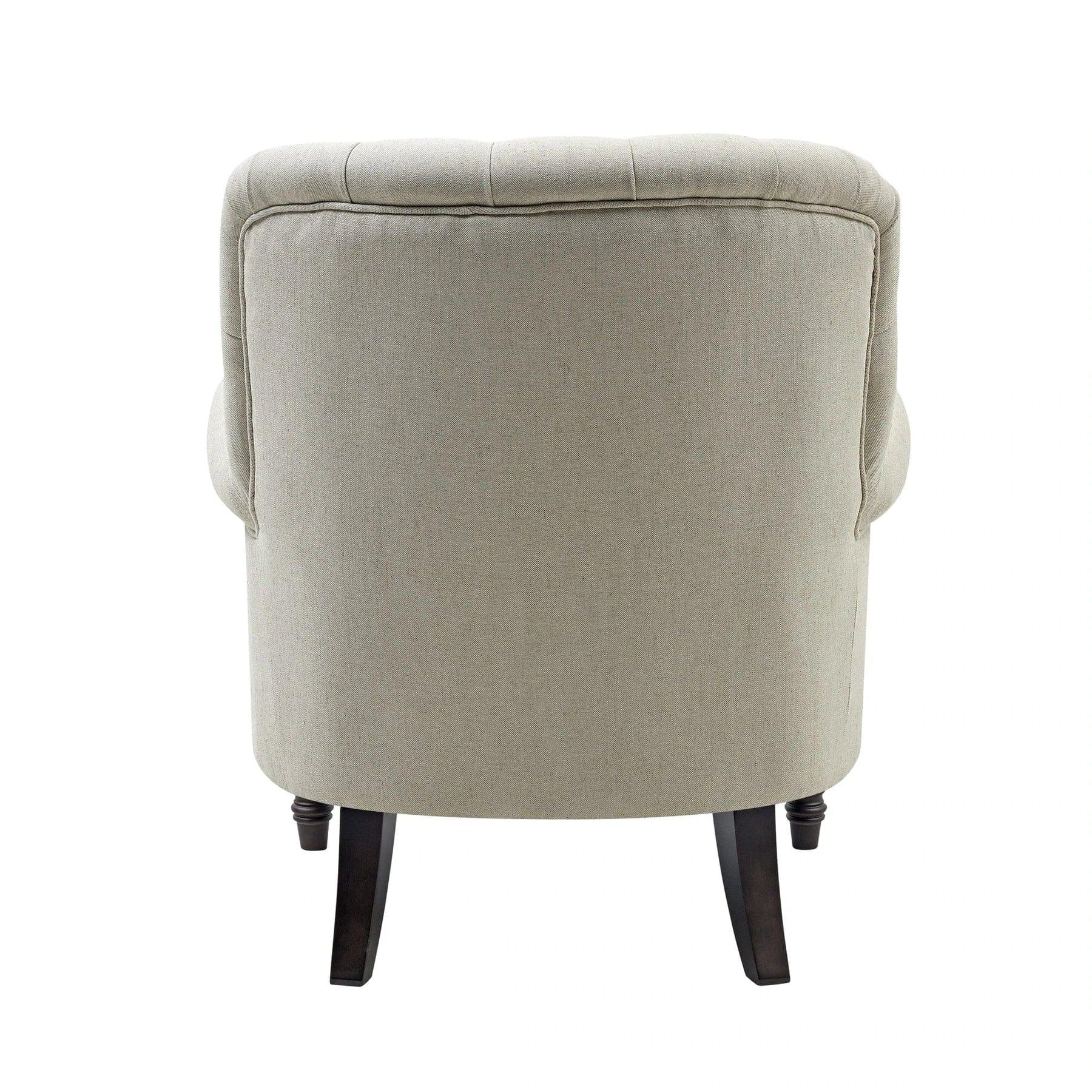 MAURICE ARMCHAIR NATURAL LINEN COLOUR - Ouch Cart 