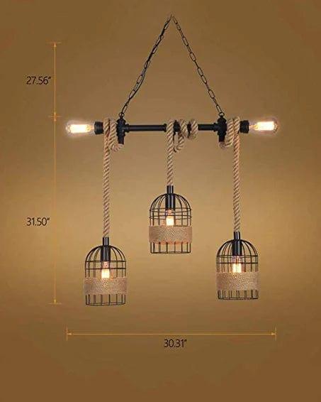 Industrial Antique Retro Metal Pendant Chandelier Lighting - Ouch Cart 