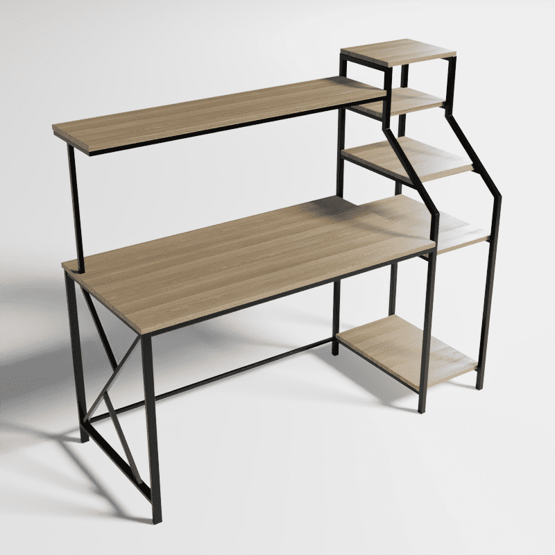 Rio Study Table in Wenge Color - Ouch Cart 