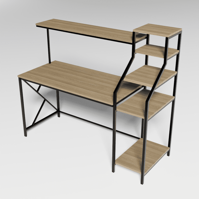 Rio Study Table in Wenge Color - Ouch Cart 